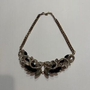 Chic Black and Gold Necklace